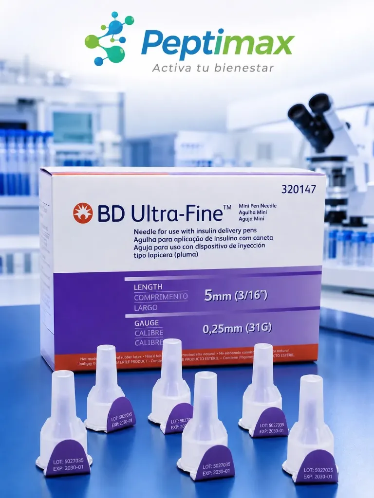 Agujas BD Ultra-Fine™ 5 mm para pluma Unidad